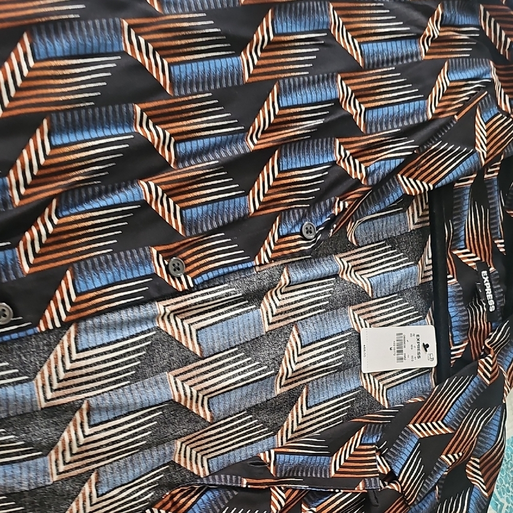 Geometric Patterned Shirt